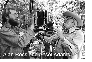 Alan Ross with Ansel Adams