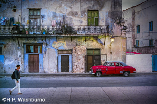Fine photographic print of Cuba by R.P. Washburne, at Sun to Moon Gallery, Dallas, TX