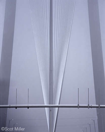 Photograph of the Margaret Hunt Hill Bridge, Dallas, TX by Scot Miller, fine prints available at Sun to Moon Gallery